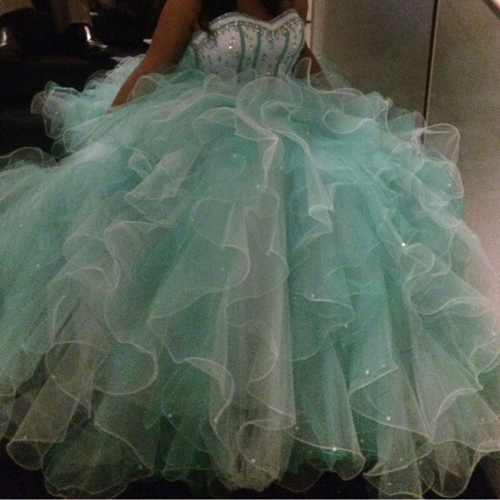 Beaded Aspeed Prom Dress